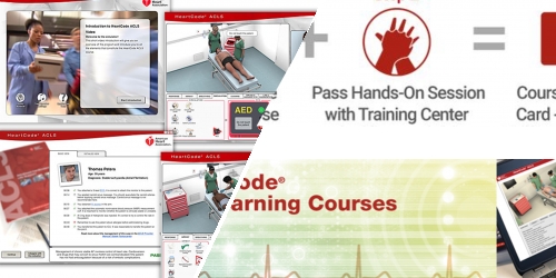 HeartCode (HC) online & BLS for HealthCare professionals face to face course. 